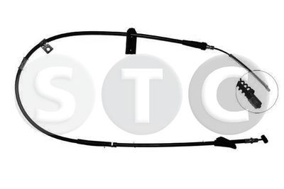 Тросик, cтояночный тормоз STC T482520 для OPEL AGILA