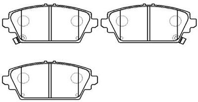 HSB GOLD HP9235 Тормозные колодки и сигнализаторы  для HONDA ACCORD VI (CK, CG, CH, CF) 2.0 i (CG9)