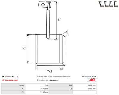 PERIE ELECTROMOTOR AS-PL BSX148 1