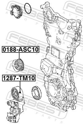 ROLA GHIDARE/CONDUCERE CUREA TRANSMISIE FEBEST 0188ASC10 1