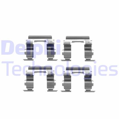 Комплектующие, колодки дискового тормоза DELPHI LX0237 для NISSAN MAXIMA