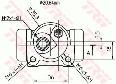 Wheel Brake Cylinder BWF170