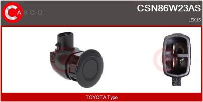 SENSOR AJUTOR PARCARE CASCO CSN86W23AS