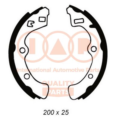 Комплект тормозных колодок IAP QUALITY PARTS 705-06011 для HONDA PRELUDE