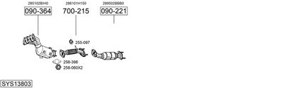 Изпускателна система BOSAL SYS13803
