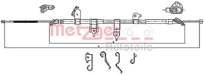 CABLU FRANA DE PARCARE METZGER 171566