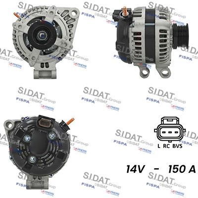 Генератор SIDAT A12DE0261A2 для LAND ROVER RANGE ROVER