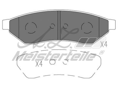 комплект спирачно феродо, дискови спирачки A.Z. Meisterteile AZMT-44-022-2292