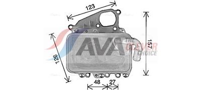 RADIATOR ULEI ULEI MOTOR AVA Clever Choice AI3405H 2