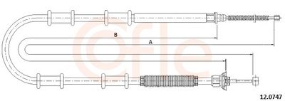CABLU FRANA DE PARCARE