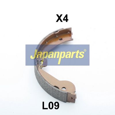 JAPANPARTS Stabdžių trinkelių komplektas