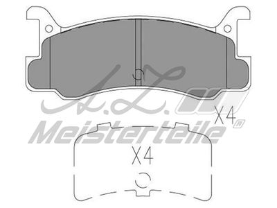 комплект спирачно феродо, дискови спирачки A.Z. Meisterteile AZMT-44-022-1668