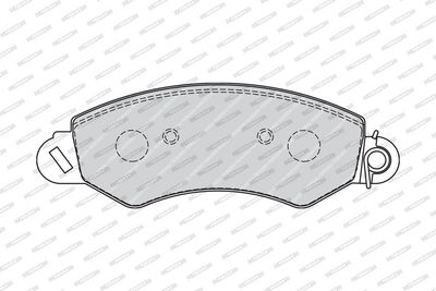BREMSBELAGSATZ SCHEIBENBREMSE FERODO FVR1774 1