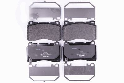 Комплект тормозных колодок, дисковый тормоз HELLA 8DB 355 015-481 для CHEVROLET CORVETTE