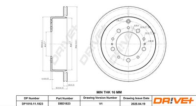 DISC FRANA DR!VE+ DP1010111823