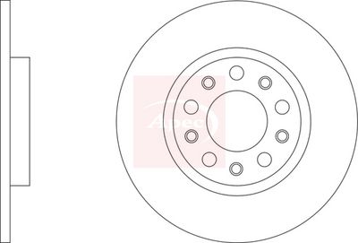 APEC Brake Disc DSK3549