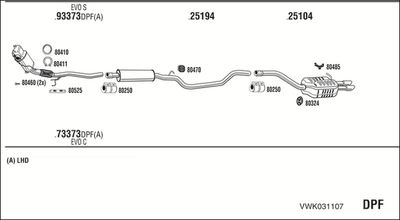 SISTEM DE ESAPAMENT WALKER VWK031107