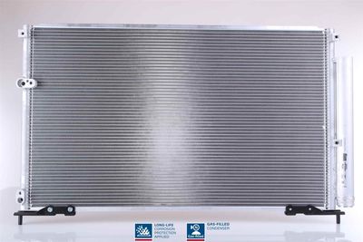 A/C condensator (met droger) past: HONDA CIVIC VIII 1.8/1.8ALK 09.05-05.13
