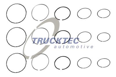 TRUCKTEC AUTOMOTIVE 02.11.061 Комплект поршневых колец  для SMART FORTWO (Смарт Фортwо)
