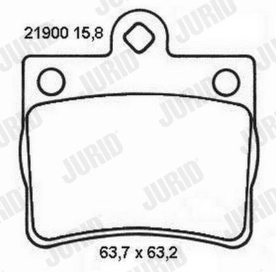 Brake Pad Set, disc brake 573053J