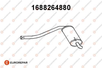 Глушитель выхлопных газов конечный EUROREPAR 1688264880 для FIAT PANDA