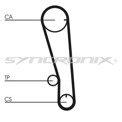SY0665N SYNCRONIX Зубчатый ремень