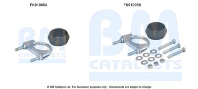 Монтажный комплект, катализатор BM CATALYSTS FK91005 для JAGUAR XJ