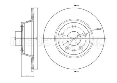 Brake Disc 23-1021C