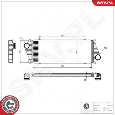 Chladič turba ESEN SKV 98SKV135
