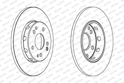 DISC FRANA FERODO DDF124 1