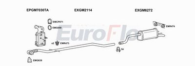 Układ wydechowy EUROFLO VLMER16D6004