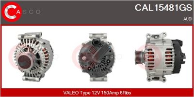GENERATOR / ALTERNATOR CASCO CAL15481GS