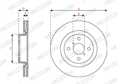 Brake Disc DDF2851C