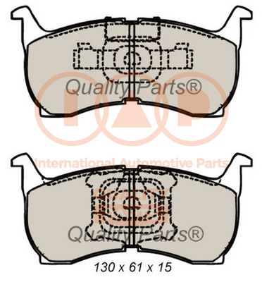 Комплект тормозных колодок, дисковый тормоз IAP QUALITY PARTS 704-11050 для MAZDA 626