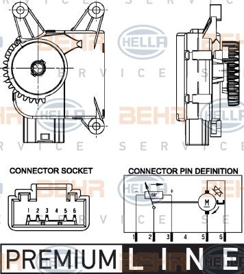 HELLA 6NW 351 344-021 HELLA 6NW 351 344-021