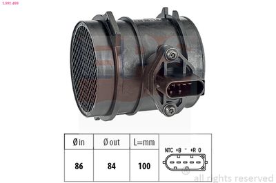 въздухомер-измерител на масата на въздуха EPS 1.991.499