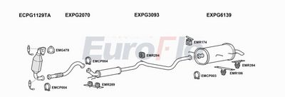 Układ wydechowy EUROFLO PG308161008A00