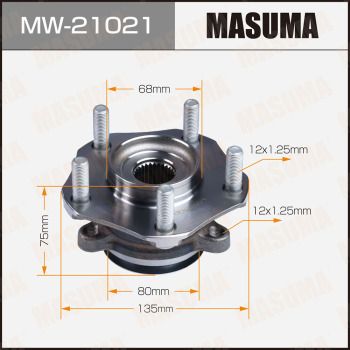 Комплект подшипника ступицы колеса MASUMA MW-21021 для NISSAN SENTRA