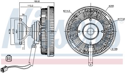 Clutch, radiator fan 86185