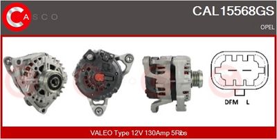 GENERATOR / ALTERNATOR CASCO CAL15568GS