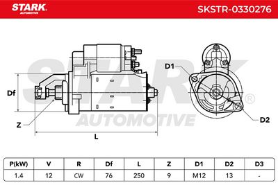 стартер STARK SKSTR-0330276