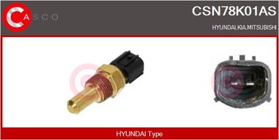 COMUTATOR TEMPERATURA VENTILATOR RADIATOR CASCO CSN78K01AS