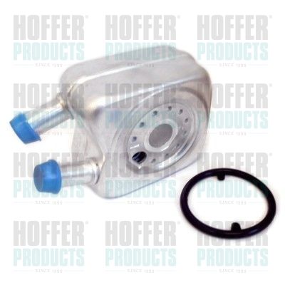 масляный радиатор, двигательное масло HOFFER 8095001 для VOLVO 760