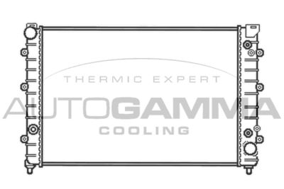 AUTOGAMMA 102893 Радиатор охлаждения двигателя для AUDI A8 D2 (4D2, 4D8)