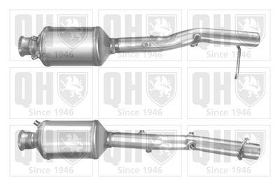 Filtr sadzy / filtr cząstek stałych, układ wydechowy QUINTON HAZELL QDPF11141