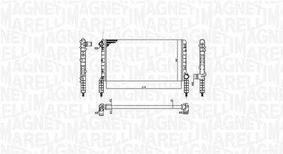 MAGNETI MARELLI Kühler, Motorkühlung