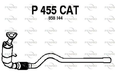 FENNO P455CAT Катализатор для OPEL CORSA B (S93) 1.0 i 12V (F08, F68, M68)
