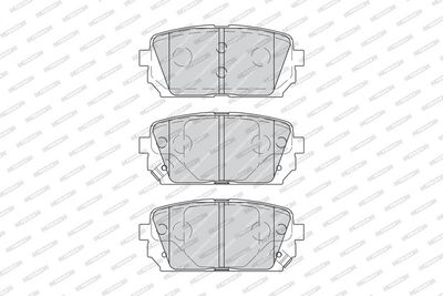 BREMSBELAGSATZ SCHEIBENBREMSE FERODO FDB4193 1