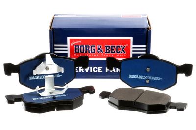 комплект спирачно феродо, дискови спирачки BORG & BECK BBP1858