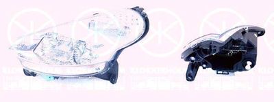 Основная фара KLOKKERHOLM 05190123A1 для CITROËN C3